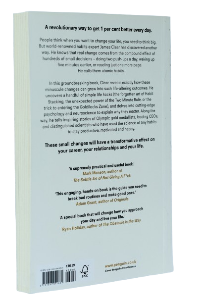 Atomic Habits: An Easy & Proven Way to Build Good Habits & Break Bad Ones Hardcover – October 16, 2018